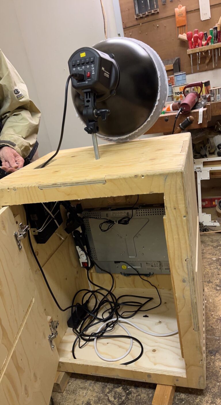 De RetroBooth krijgt vorm